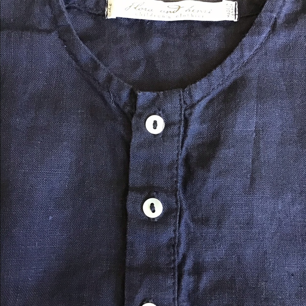 Linen long sleeves shirt/ blouse. NWOT - Picture 4 of 4